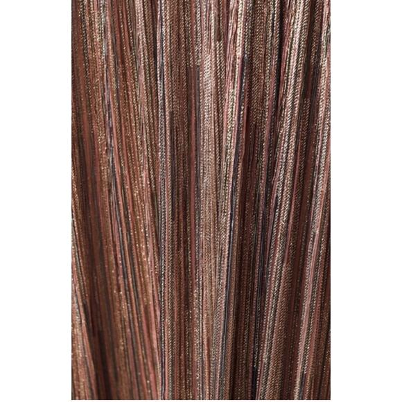 BHLDN x Catherine Deane Nya Metallic  V Neck Long Gown Foraml Dress // 2 - Picture 15 of 16